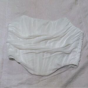 For love and Lemons woman’s corset size S white mesh over & bra tape to hold up